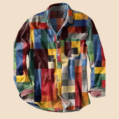 Kolorado – Koszula z długim rękawem Vintage Rainbow